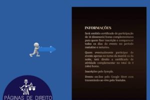 Intelig&ecirc;ncia Artificial, Direito Digital e LGPD - O Site P&aacute;ginas de Direito indica excelente evento da Universidade de Ita&uacute;na.
Nos dias 24 e 25 de novembro,...