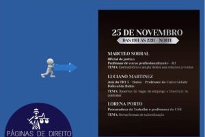 Intelig&ecirc;ncia Artificial, Direito Digital e LGPD - O Site P&aacute;ginas de Direito indica excelente evento da Universidade de Ita&uacute;na.
Nos dias 24 e 25 de novembro,...