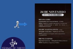 Intelig&ecirc;ncia Artificial, Direito Digital e LGPD - O Site P&aacute;ginas de Direito indica excelente evento da Universidade de Ita&uacute;na.
Nos dias 24 e 25 de novembro,...